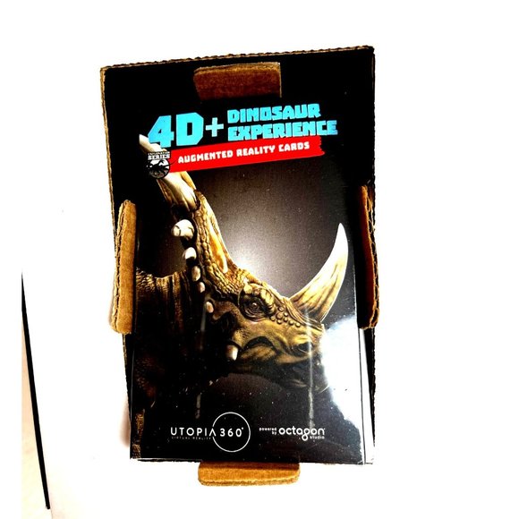 4D+ Utopia 360° Dinosaur Experience Augmented Reality Cards & VR Headset - Picture 2 of 7